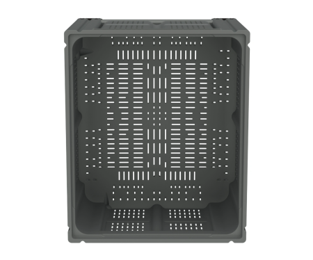 Большой контейнер 1200x1000x760 мм iBOX c перфорированными стенками и дном, на ножках